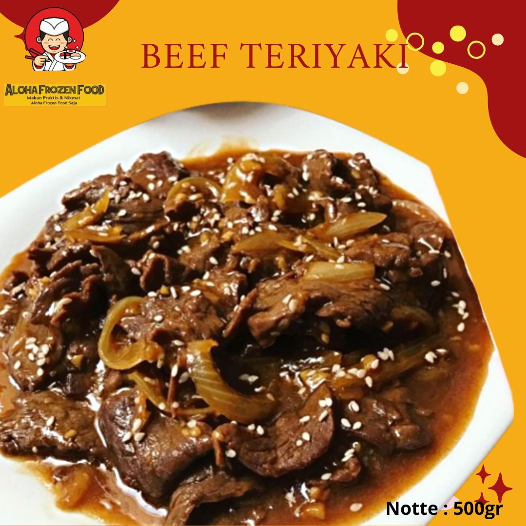 Teriyaki Beef Premium Homemade 500gram